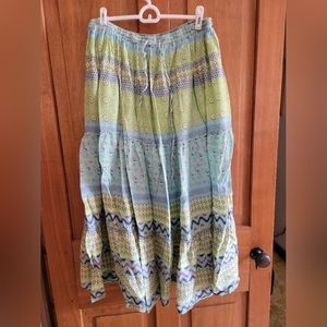 Fun Tiered Cotton Skirt